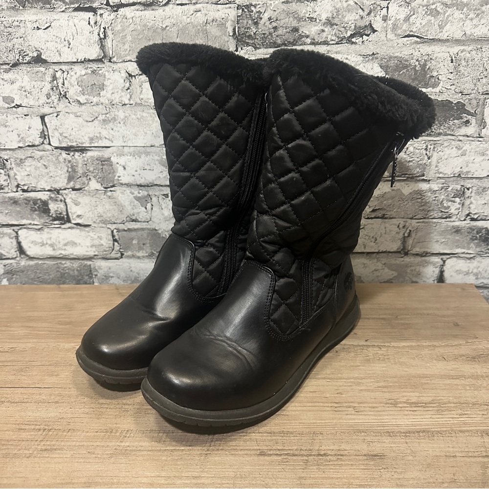 EUC Totes Black Jackie Snow Boot Size 6.5 M